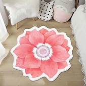 economico tappeti per soggiorno e camera da letto-Tappeti Tappeti A Forma Di Fiore Semplice Tappeto 3d Grande Fiore Tappetini Lavabili