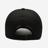 preiswerte Baseballkappe für Herren-Herren Cap Basecap Sonnenhut Kappe Schwarz Weiß Polyester Modisch Brautkleider schlicht Strasse Täglich Berg Einstellbar Sonnenschutz Atmungsaktiv