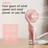 preiswerte Ventilator-Handheld Sprühventilator – Großer tragbarer Wassernebelventilator für den Außenbereich USB-aufladbar