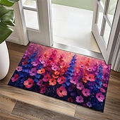 cheap Doormats-Wedding Oil Painting Flowers Doormat Non-Slip Oil Proof Rug Indoor Outdoor Mat Bedroom Decor Bathroom Mat Entrance Rug Door Mat