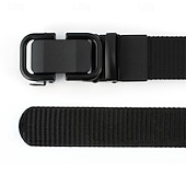 preiswerte Herren-Gürtel-Herren Gürtel Nylongürtel Outdoor-Gürtel mit Metallschnalle Automatische Schnalle Nylon Verstellbar Schwerlast Einfach Schwarz Marineblau Outdoor Täglich Taillengürtel