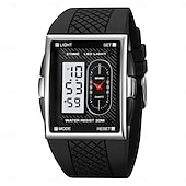abordables Relojes digitales-Reloj Digital SKMEI para Hombre Reloj Casual de Moda Reloj Luminiscente con Cronómetro Reloj Alarma Pantalla de Fecha y Semana Reloj TPU