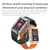 Χαμηλού Κόστους Smartwatch-696 MT88 Εξυπνο ρολόι 1.57 inch Έξυπνο ρολόι Bluetooth ΗΚΓ + PPG Βηματόμετρο Υπενθύμιση Κλήσης Συμβατό με Android iOS Γυναικεία Άντρες Κλήσεις Hands-Free Υπενθύμιση Μηνύματος IP 67 Θήκη ρολογιού 32 mm