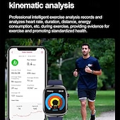 ieftine Ceasuri Smart-iMosi TK16 Ceas inteligent 2.04 inch Uita-te inteligent Bluetooth ECG + PPG Monitorizarea temperaturii Pedometru Compatibil cu Android iOS Dame Bărbați Standby Lung Telefon Hands-Free Rezistent la apă