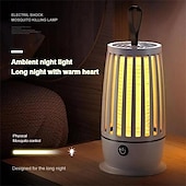 economico Repellenti per zanzare elettrici-Lampada per Zanzare Portatile USB – Zapper Elettrico Ricaricabile per Insetti per Uso all&#039;Aperto e al Chiuso Trappola Anti-Zanzare Silenziosa