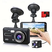 cheap Car DVR-Hd Front and Rear Dual Recording Touch Screen DVR Large Angle 24 Hours 1080P Tachograph