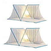 baratos Dossel e Cortinas de Cama-Dobrável portátil criptografado mosquiteiro adulto estudante dormitório mosquiteiro crianças único duplo portátil instalação-livre mosquiteiro capa