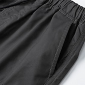 baratos Clássico-Homens Shorts táticos Bermuda Cargo Calção Com Cordão Cintura elástica Bolso multi Tecido Vestível Curto Ao ar livre Diário Para Noite Moda Clássico Preto Verde Tropa