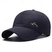 preiswerte Baseballkappe für Herren-Herren Cap Basecap Sonnenhut Kappe Schwarz Weiß Polyester Modisch Brautkleider schlicht Strasse Täglich Berg Einstellbar Sonnenschutz Atmungsaktiv