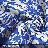 cheap Tropical Plants &amp; Flowers-Men&#039;s Coconut Tree Flower / Floral Swim Trunks Swim Shorts Board Shorts Mid Waist Hawaiian Casual Holiday Beach Drawstring with Mesh lining Elastic Waist Designer Clothing Apparel