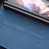 Недорогие Чехлы для Samsung-телефон Кейс для Назначение SSamsung Galaxy Z-образный сгиб 7 Z-сгиб 6 Z Fold 5 Z Fold 4 Z Fold 3 Кошелек для карт Полная защита тела Разъем для карты Защита от удара Ретро ПК Кожа PU