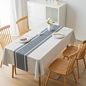 abordables Chemins de Table-chemin de table imperméable à rayures 12 x 71 pouces