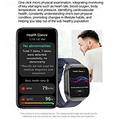 ieftine Ceasuri Smart-iMosi TK16 Ceas inteligent 2.04 inch Uita-te inteligent Bluetooth ECG + PPG Monitorizarea temperaturii Pedometru Compatibil cu Android iOS Dame Bărbați Standby Lung Telefon Hands-Free Rezistent la apă