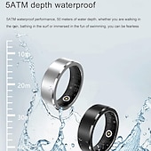 baratos Smartwatch-696 Smart Watch 3 polegadas Bluetooth Pedometer Lembrete de Chamada Monitor de Sono Monitor de Frequência Cardíaca Oxigênio no Sangue Compatível com Android iOS IP68 Monitor de Frequência Cardíaca