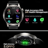 cheap Smartwatch-Joyroom JR-FV1 Smart Watch 1.43 inch Smartwatch Fitness Running Watch Bluetooth Pedometer Call Reminder Fitness Tracker Compatible with Android iOS Women Men Long Standby Hands-Free Calls Waterproof