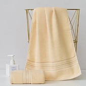 cheap Towels-Cotton Bath Towel Household Soft Absorbent Towel Adult Universal Wash Towel Back To School College Student