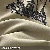 cheap Classic-Coconut Tree Men&#039;s Cotton Linen Shorts Summer Hawaiian Shorts Beach Shorts Print Drawstring Elastic Waist Breathable Soft 20% Linen Shorts Casual Daily Holiday Streetwear