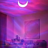 cheap Star Galaxy Projector Lights-Aurora Projector Night Light with Music 10W LED Star Light Projector Moon Projector with Music Night Light for Kids Room Decor Living Room Office Countertop Bedroom