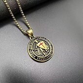 preiswerte Zubehör und mehr-Halskette Retro Vintage Mittelalterlich Metalllegierung Für Ritter Ritter Wikinger Cosplay Unisex Modeschmuck Modeschmuck