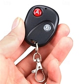 olcso Okoskapcsoló-dc12v 1 csatornás RF vezeték nélküli távirányító kapcsolók tanulási kóddal, pillanatnyi kapcsolóval, reteszelve, 433mhz-es frekvenciát változtathat