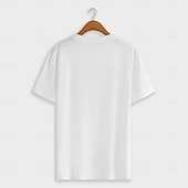 billiga Herrarnas Elite T-shirts och linnen-Herr T-shirt Bomullskjorta Ensfärgat Rund hals Kläder Utomhus Kontor Arbete Dagligen Sport Kortärmad Crewneck Klassisk Stil Modern Stil Ren färg Opressade byxor 100 % bomull Mode Häftig Dagligen