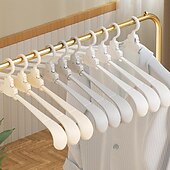 abordables Porte-Vêtements-Paquet de 10 cintres pliants – multifonctionnels pour la maison, le balcon, les voyages, les voyages d&#039;affaires ; rangement portable, épaule large, sans trace, étendoir à vêtements
