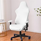 ieftine rechizite de petrecere-husă pentru scaun esports din mătase de lapte, culoare solidă, joc pe computer, internet cafe, husă scaun competitivă, rezistentă la praf, husă elastică pentru scaun pentru șef.