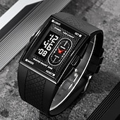 abordables Relojes digitales-Reloj Digital SKMEI para Hombre Reloj Casual de Moda Reloj Luminiscente con Cronómetro Reloj Alarma Pantalla de Fecha y Semana Reloj TPU