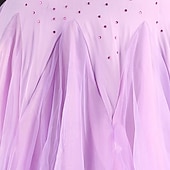 abordables Tenues de danse de salon-Danse de Salon Robe Cristaux / Stras Femme Utilisation Usage quotidien Sans Manches Spandex Organza