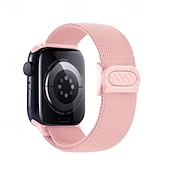 זול להקות Apple Watch-רצועת ספורט מותאם ל רצועת השעון של Apple Watch 38 מ&quot;מ 40 מ&quot;מ 41 מ&quot;מ 42 מ&quot;מ 44 מ&quot;מ 45 מ&quot;מ 49 מ&quot;מ אלסטי מתכוונן ניילון רצועת שעון חלופית ל iwatch Ultra 2 Series 9 8 7 SE 6 5 4 3 2 1