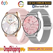 cheap Smartwatch-696 Y11 Smart Watch 1.32 inch Smartwatch Fitness Running Watch Bluetooth ECG+PPG Pedometer Call Reminder Compatible with Android iOS Women Men Hands-Free Calls Message Reminder IP 67 42mm Watch Case
