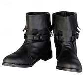 levne Středověk-Retro Středověké Renesanční Boty Ploché jazzové boty Pirát Rytíř Viking Valhalla Pánské Dámské Unisex Plesová maškaráda Večírek Plesová maškaráda Dospělé Boty Celý rok