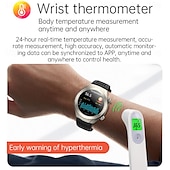 cheap Smartwatch-696 FD02 Smart Watch 1.46 inch Smartwatch Fitness Running Watch Bluetooth ECG+PPG Pedometer Call Reminder Compatible with Android iOS Women Men Hands-Free Calls Message Reminder IP 67 50mm Watch Case