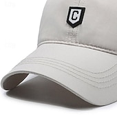 preiswerte Baseballkappe für Herren-Herren Cap Basecap Sonnenhut Kappe Schwarz Weiß Polyester Modisch Brautkleider schlicht Strasse Täglich Feste Farbe Einstellbar Sonnenschutz Atmungsaktiv