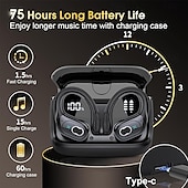 levne TWS Pravá bezdrátová sluchátka-696 HD65 Headset pro telefonování bez použití rukou Závěsy Bluetooth 5.3 Potlačení hluku Stereo Zrušení okolního hluku ENC pro Apple Samsung Huawei Xiaomi MI pro kancelářské podnikání Cestování a