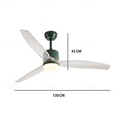 preiswerte Deckenventilator-Leuchten-Deckenventilator mit Licht-App &amp;Fernbedienung 105/130cm dimmbar 6 Windgeschwindigkeiten moderner Deckenventilator für Schlafzimmer, Wohnzimmer, kleine Räume 110-240V