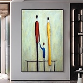 cheap Oil Paintings-Mintura Handmade Abstract Figure Oil Paintings On Canvas Wall Art Decoration Modern Picture For Home Decor Rolled Frameless Unstretched Painting