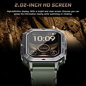 billige Smartarmbånd-696 C28 Smartklokke 2.02 tommers Smart armbånd Smartwatch blåtann Skritteller Samtalepåminnelse Søvnmonitor Kompatibel med Android iOS Herre Håndfri bruk Meldingspåminnelse IP 67 42mm urkasse
