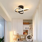 halpa Kattovalaisimet-led kattovalaisin 26cm 1-valo lämmin valkoinen+valkoinen+kylmävalkoinen metalli akryylisaari design maalattu viimeistely moderni olohuone makuuhuone 110-240v