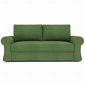 abordables Funda de sofá-Funda para Sofá Cama de Terciopelo Color Sólido Acolchada