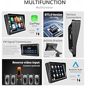 abordables Lecteurs multimédias pour voitures-Starfire b5300 carplay sans fil 2.4g/5g double bande automobile multimédia voiture système intelligent android voiture multimédia pour tesla audi q5