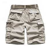 tanie Klasyczny-Męskie Spodenki Taktyczne Spodenki cargo Szorty Guziki Multi Pocket Równina Zdatny do noszenia Krótki Na zewnątrz Codzienny Wyjściowe Moda Klasyczny Zieleń wojskowa Żółty kamuflaż
