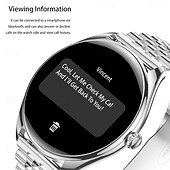 abordables Montres connectées-696 QS28 Montre intelligente 1.43 pouce Smartwatch Montre Connectée Bluetooth ECG + PPG Podomètre Rappel d&#039;Appel Compatible avec Android iOS Femme Hommes Mode Mains-Libres Rappel de Message IP 67