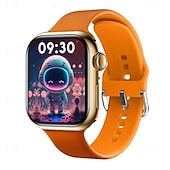 billige Smartarmbånd-696 HK9MINI Smartklokke 1.75 tommers Smart armbånd Smartwatch blåtann Skritteller Samtalepåminnelse Søvnmonitor Kompatibel med Android iOS Dame Herre Håndfri bruk Meldingspåminnelse IP 67 36mm urkasse