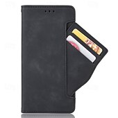 cheap Samsung Cases-Phone Case For Samsung Galaxy Z Fold 5 Z Fold 4 Z Fold 3 Wallet Case Kickstand with Pen Slot Holder Card Slot Retro TPU PU Leather