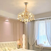 economico Modello sputnik-lampadario a led 42/50/60/80/100 cm 5/8/10/12/15 lampadina non inclusa finitura elettrolitica cristallo metallo stile moderno contemporaneo camera da letto sala da pranzo mini sospensione 110-240 v