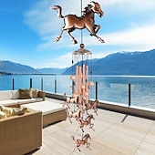 cheap Wall Sculptures-Pure Hand-Made Copper Wind Chimes,Animals Wind Chimes for Outside Clearance Copper Windchimes Outdoors Patio Decor House Warming Gifts Outdoor Wind Chimes Garden Decor for Outside Porch Yard Decoratio