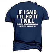 preiswerte Lustige T-Shirts für Männer-Herren Zitate &amp; Sprüche T Shirt Kurzarm T-Shirt 3D-Druck Rundhalsausschnitt Hemd Modisch Athleisure Strasse Sports Outdoor Schwarz Blau Grün Sommer Frühling Bekleidung S M L XL XXL XXXL