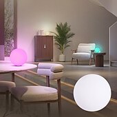 halpa Vedenalaiset valot-uima-altaan led-valo, led-pieni yövalo 16 värin säädettävä pyöreä pallo yövalo, ulkona vedenpitävä led valaiseva pyöreä pallolamppu sisäpihan kokoontumisfestivaalitunnelmalamppu 1kpl