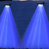 voordelige Wandverlichting buiten-zonnedeklamp buitenmuur waslicht staplicht waterdichte led-wandlamp tuinveranda tuinhek muur landschapsdecoratie 2/4 stuks